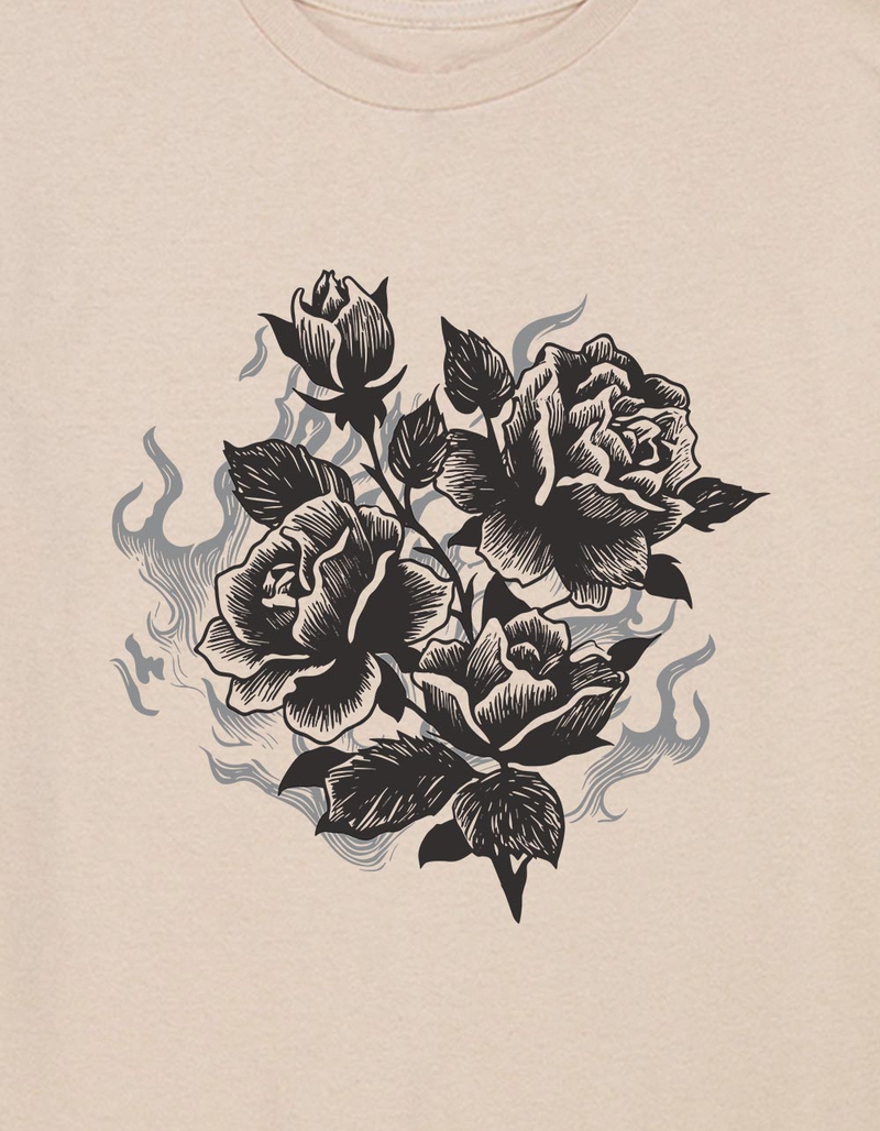 ROSE Flames Unisex Kids Tee image number 1