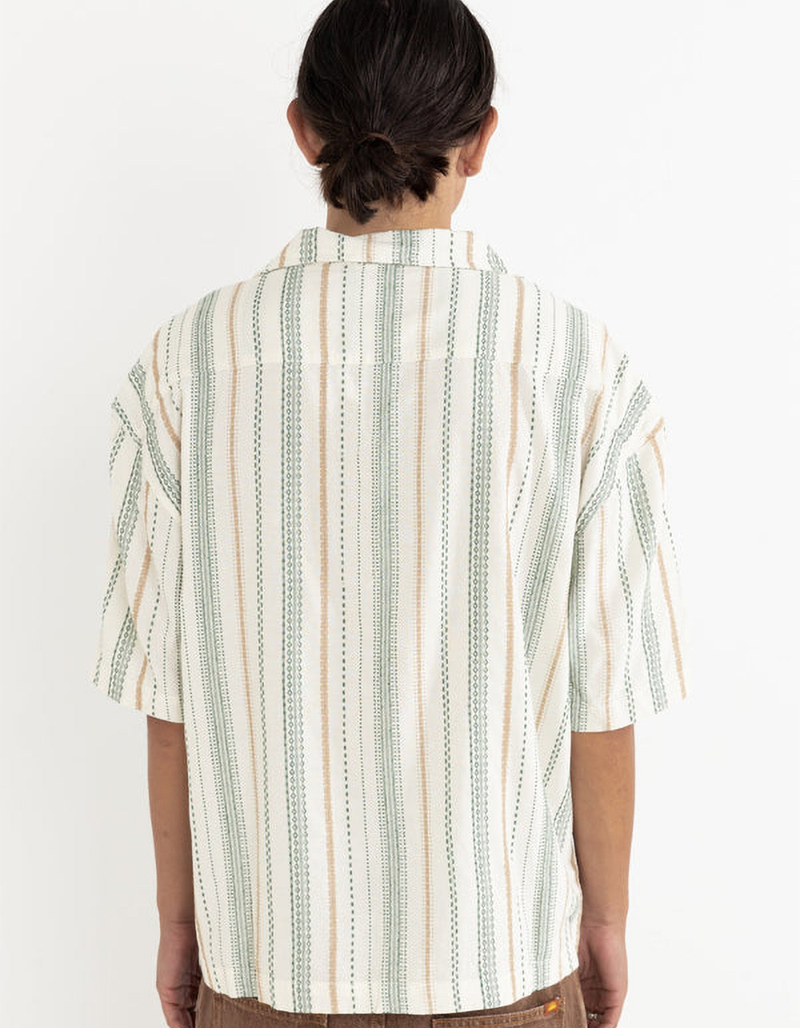 RHYTHM Relaxed Stripe Mens Button Up Shirt image number 3