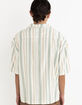 RHYTHM Relaxed Stripe Mens Button Up Shirt image number 4