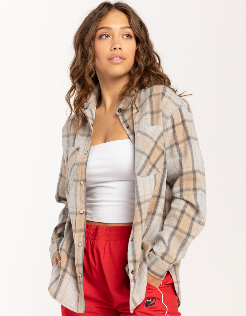 RSQ Womens Basic Flannel image number 0