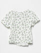 RSQ Girls Ditsy Scoop Neck Tee image number 3