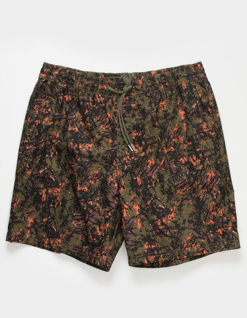 Topside Mens Volley Shorts MILITARY Tillys