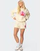 EDIKTED Orchid Babe Sweat Shorts image number 2