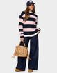 EDIKTED Conrad Striped Knit Sweater image number 5