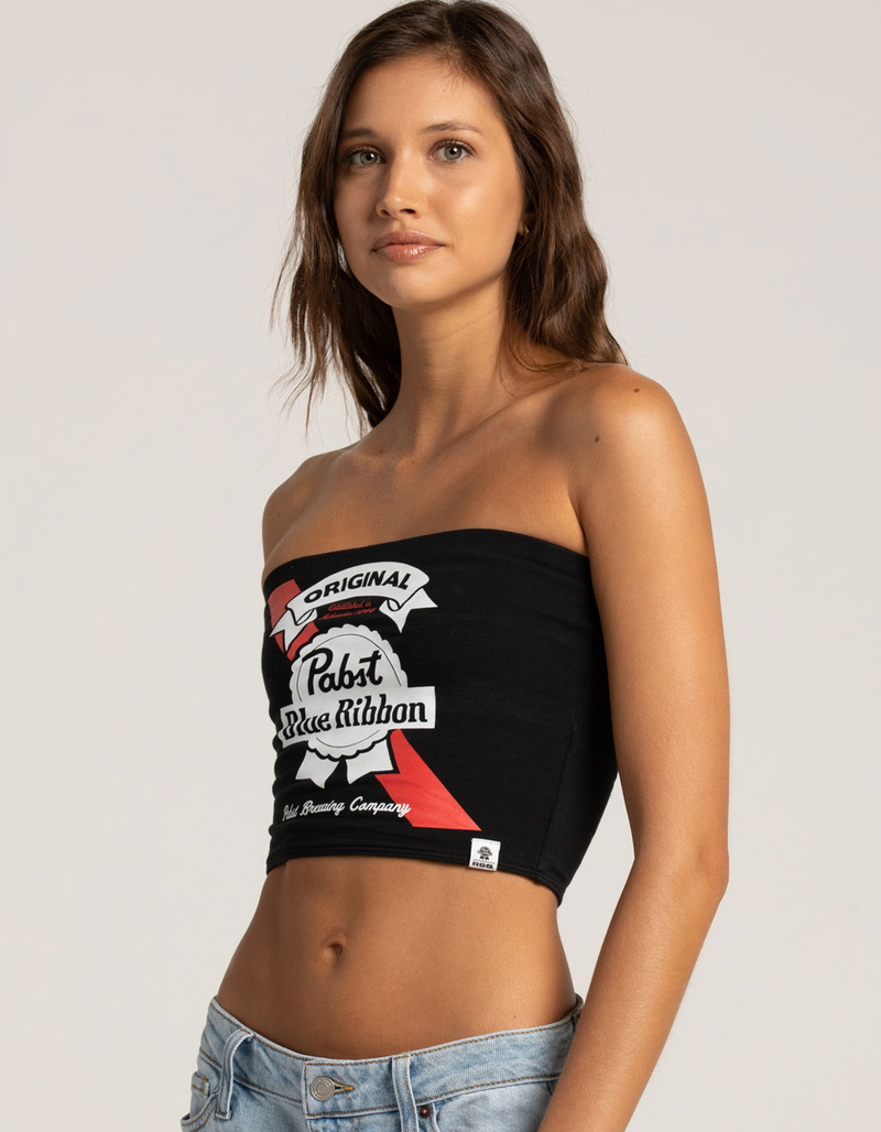RSQ Pabst Blue Ribbon Womens Tube Top image number 1