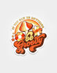 WHATEVER CO. Be Groovy Sticker image number 1