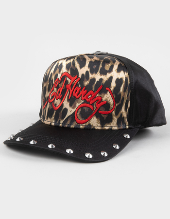 ED HARDY Script Logo Womens Snapback Hat Primary Image