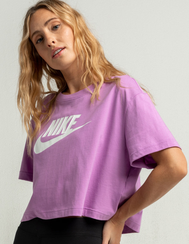NIKE Essential Icon Womens Crop Tee image number 2