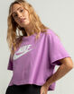 NIKE Essential Icon Womens Crop Tee image number 3