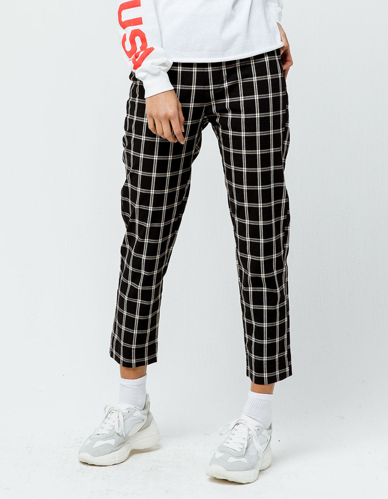SKY AND SPARROW Windowpane Womens Pants image number 0