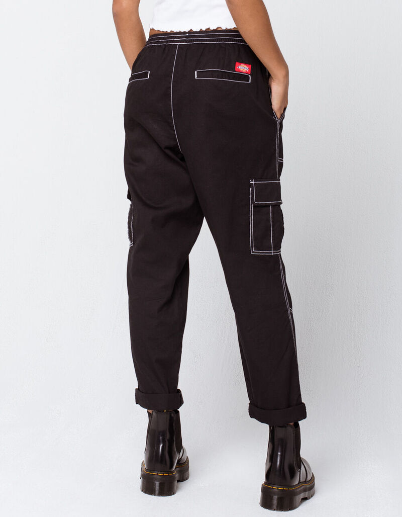 DICKIES Crop Cargo Pants BLACK 364167100