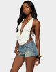 EDIKTED Strappy Backless Cowl Neck Top image number 2