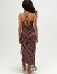 WEST OF MELROSE Womens Paisley Maxi Dress image number 4