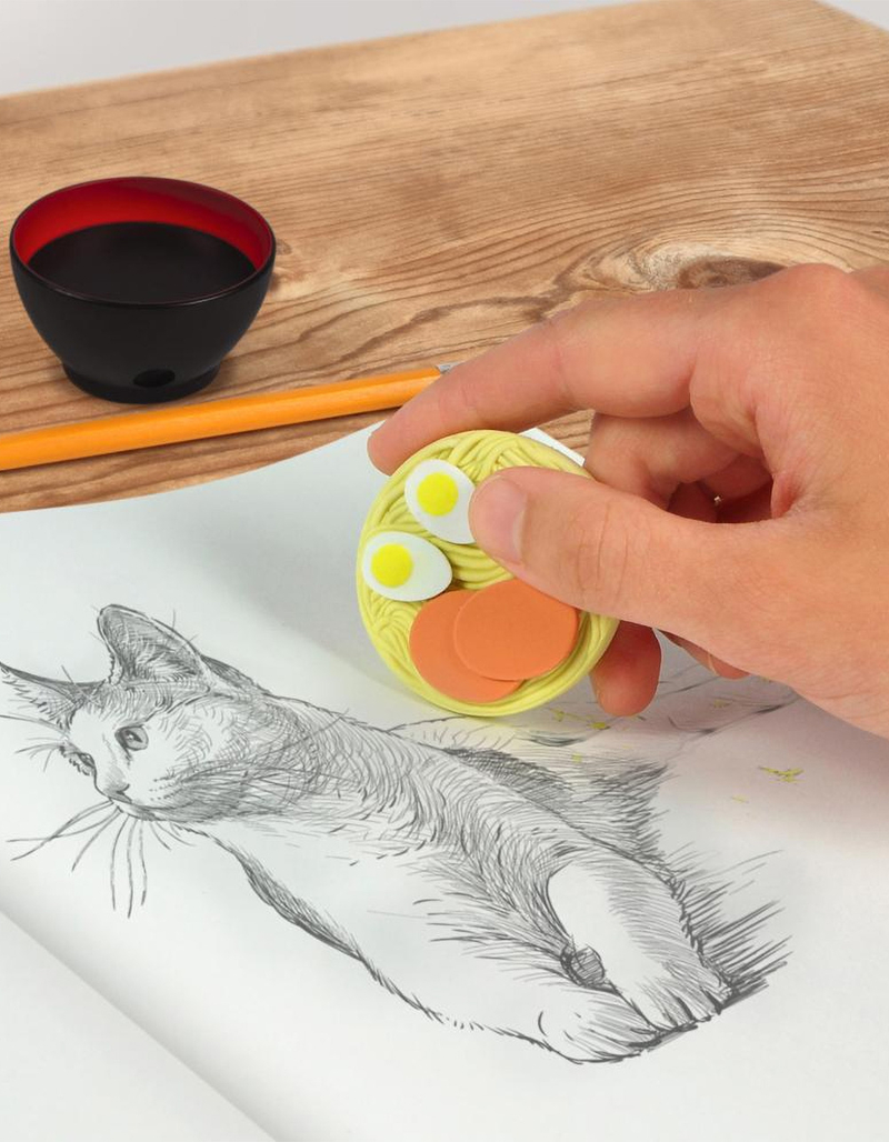 FRED & FRIENDS Ramen Doodles Eraser and Sharpener Set image number 2