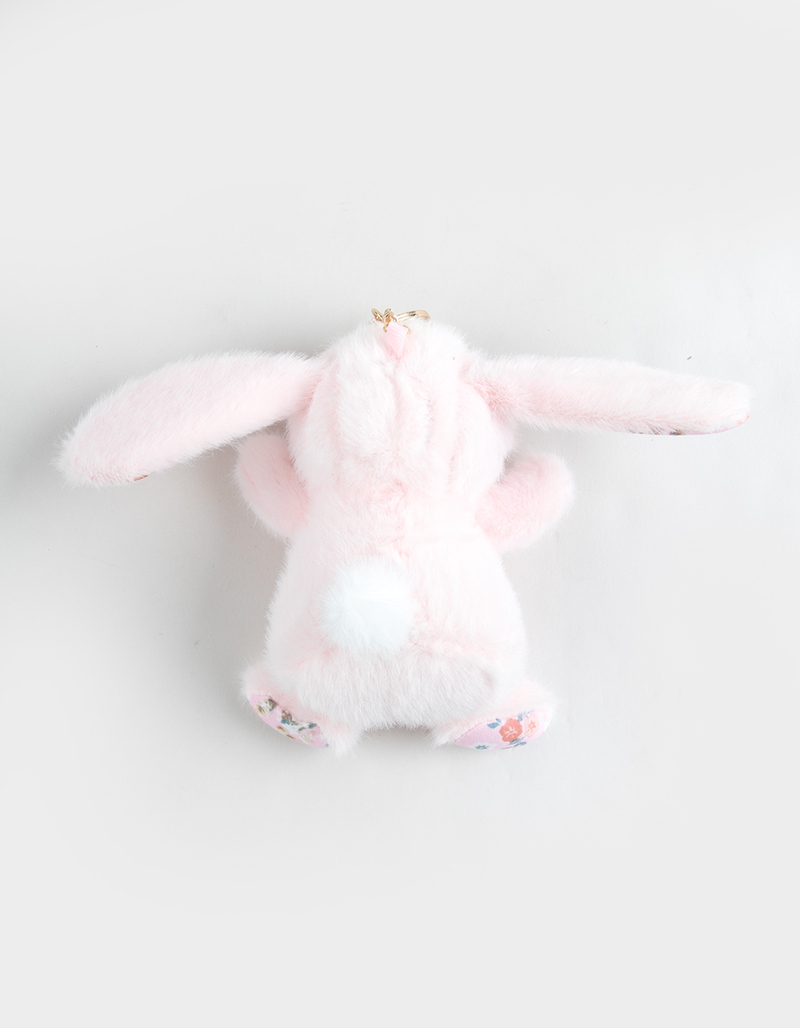 FULL TILT Plush Floral Bunny Bag Charm image number 2