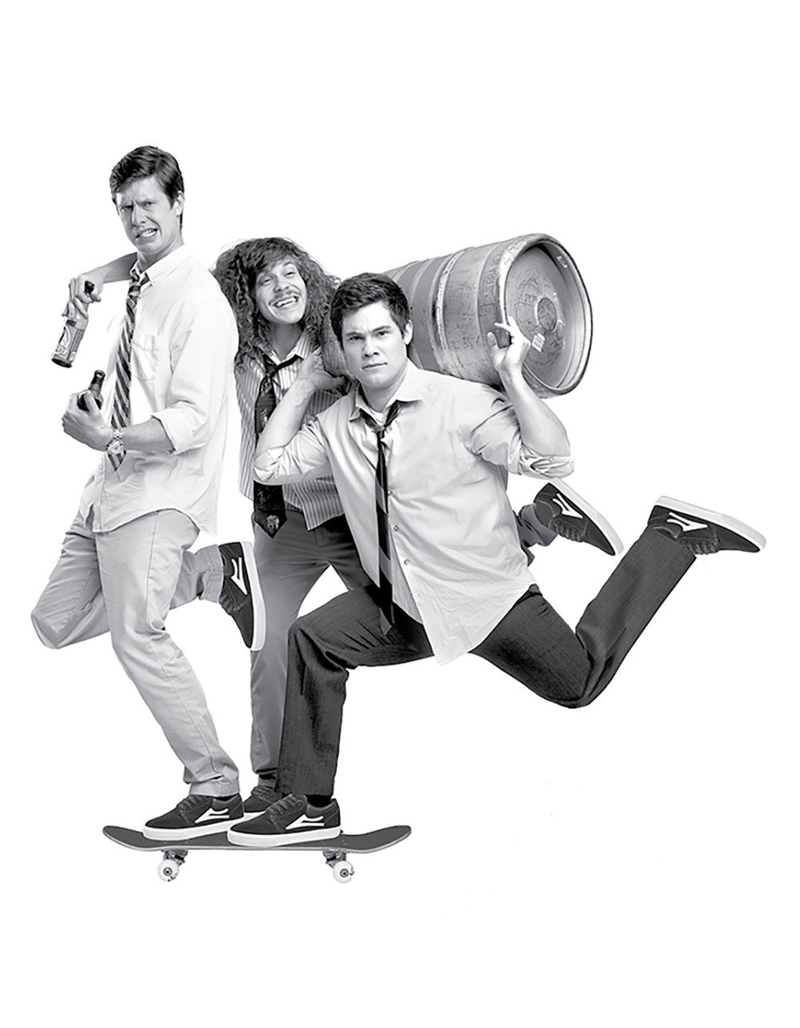 LAKAI x Workaholics Beer Run Mens T-Shirt image number 1