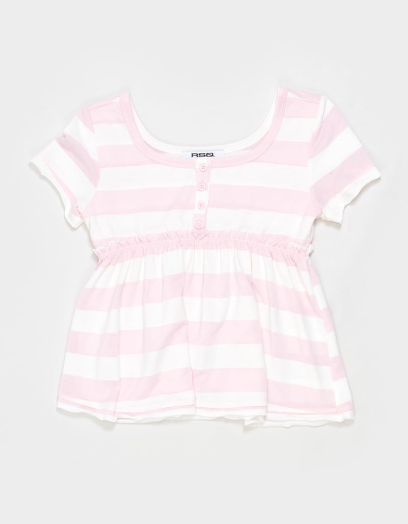 RSQ Girls Stripe Babydoll Top image number 1