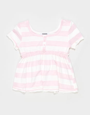 RSQ Girls Stripe Babydoll Top Alternative Image
