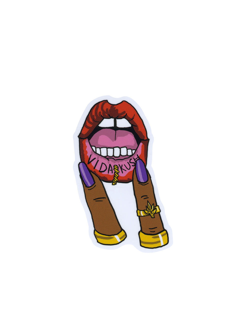 VIDAKUSH Lip Tattoo Sticker image number 0