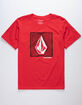 VOLCOM Zapper Red Boys T-Shirt image number 1