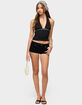 EDIKTED Ronya Iridescent Charm Halter Top image number 5