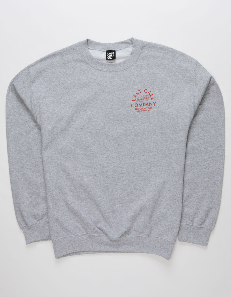LAST CALL CO. Badge Mens Crewneck Sweatshirt image number 1