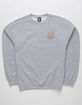 LAST CALL CO. Badge Mens Crewneck Sweatshirt image number 2