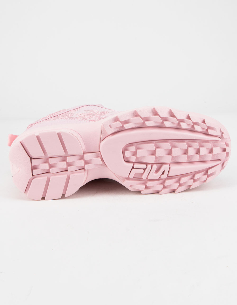 FILA Disruptor 2 Embroidery Pink Womens Shoes image number 5