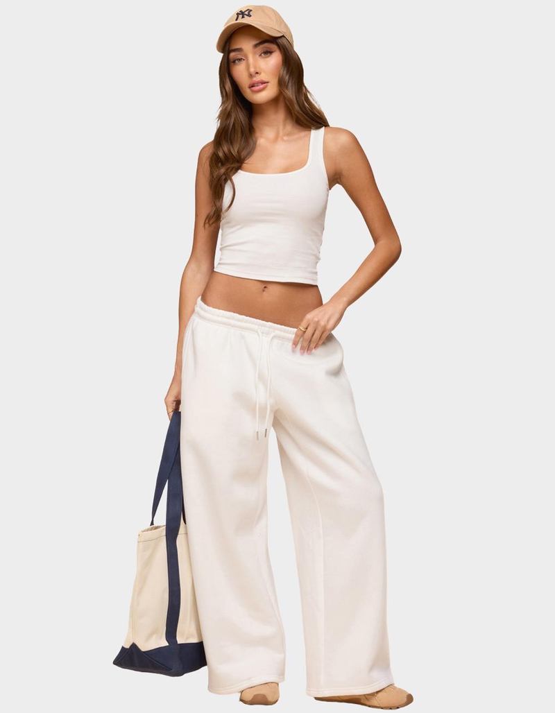 EDIKTED Linda Ribbed Scoop Neck Tank Top image number 4