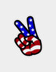 STICKER CABANA America Peace Sticker image number 1
