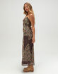 WEST OF MELROSE Mesh Patchwork Womens Maxi Dress image number 2