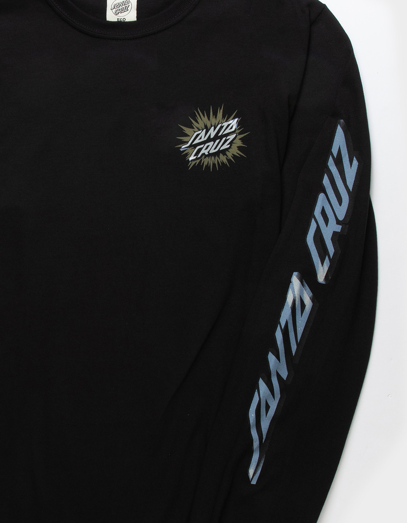 SANTA CRUZ Eco Burst Oval Dot Mens Long Sleeve Tee image number 1