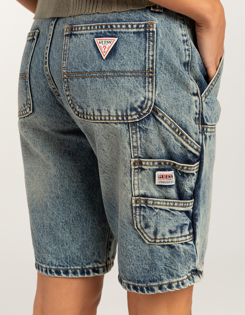 GUESS ORIGINALS Panel Womens Carpenter Shorts image number 4