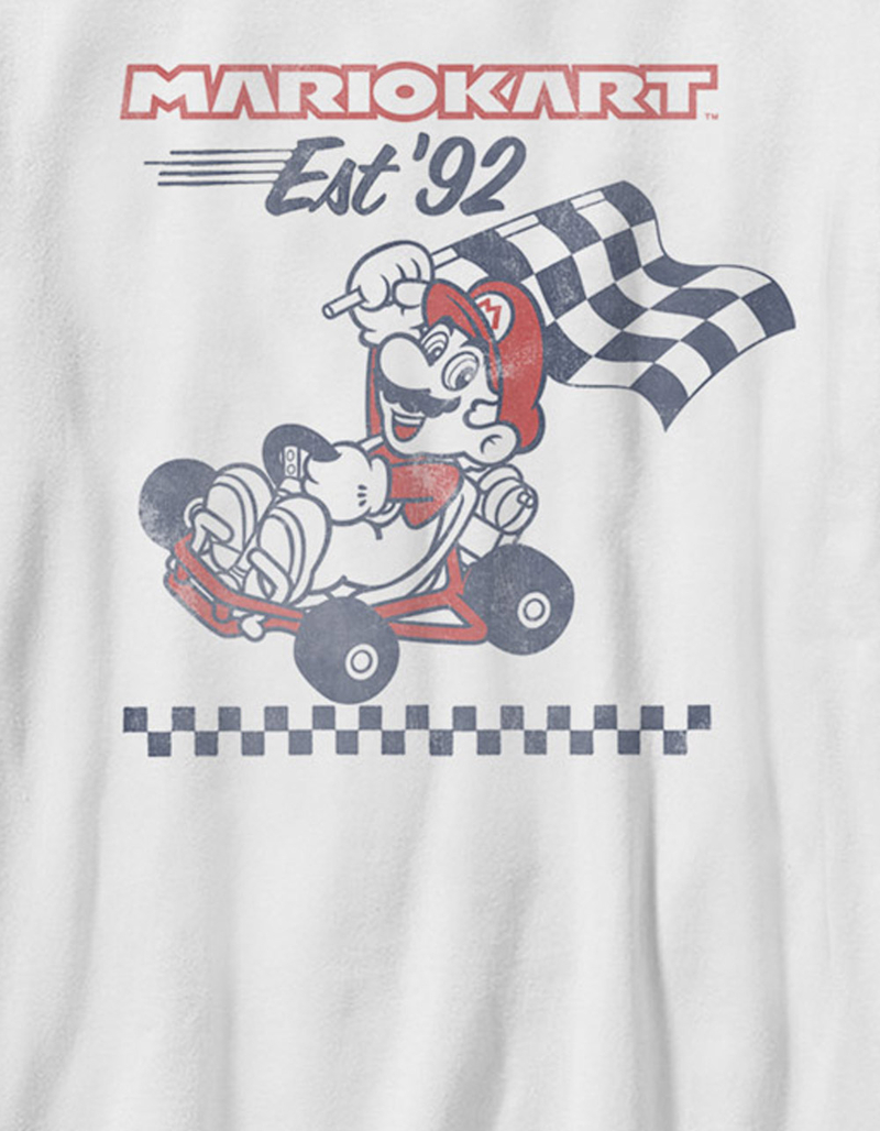 MARIO Retro Racing Unisex Kids Tee image number 1