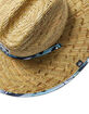 HEMLOCK HAT CO. Willy Little Kids Straw Lifeguard Hat image number 4