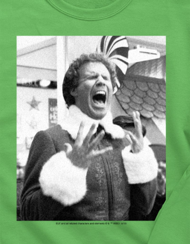 ELF Screaming Buddy Unisex Crewneck Sweatshirt image number 1