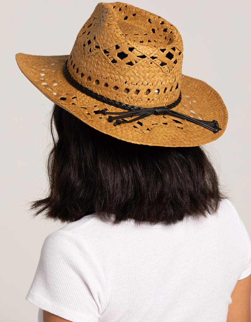 FULL TILT Braid Trim Womens Cowboy Hat image number 5