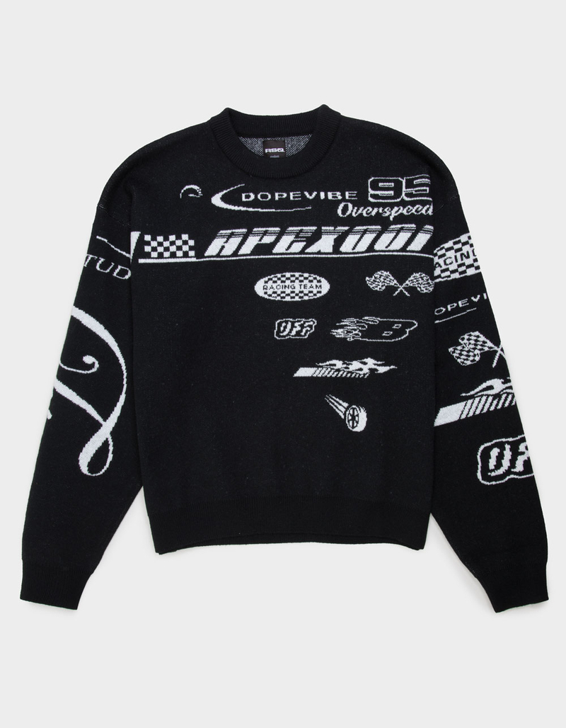 RSQ Mens Graphic Sweater image number 0