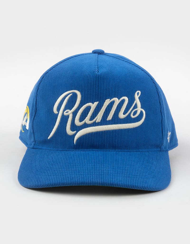 47 BRAND Los Angeles Rams Golden Age Cord '47 Hitch Strapback Hat image number 1