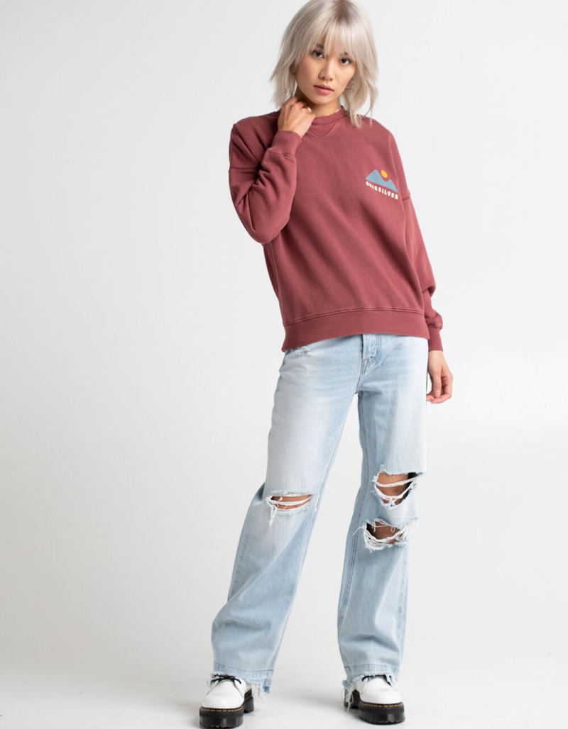 QUIKSILVER Oversized Crew Neck Womens Sweatshirt image number 3