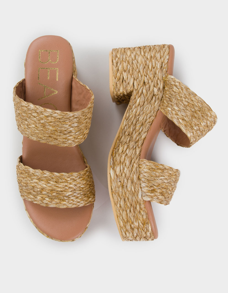 BEACH by Matisse Ocean Ave Womens Platform Slide Sandals image number 4