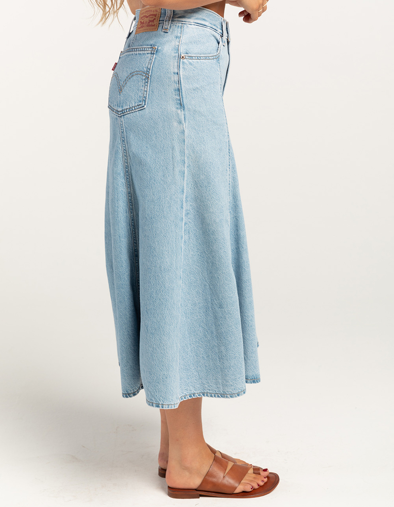 LEVI'S Fit And Flare Womens Denim Midi Skirt - I Will image number 2