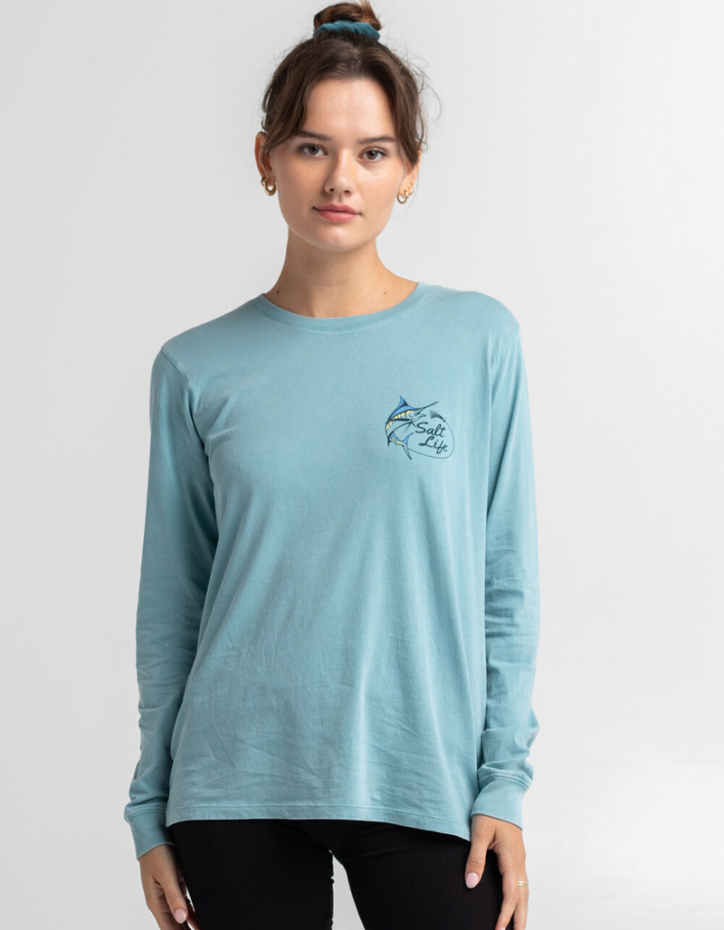 SALT LIFE Live Womens Oversized Tee image number 1