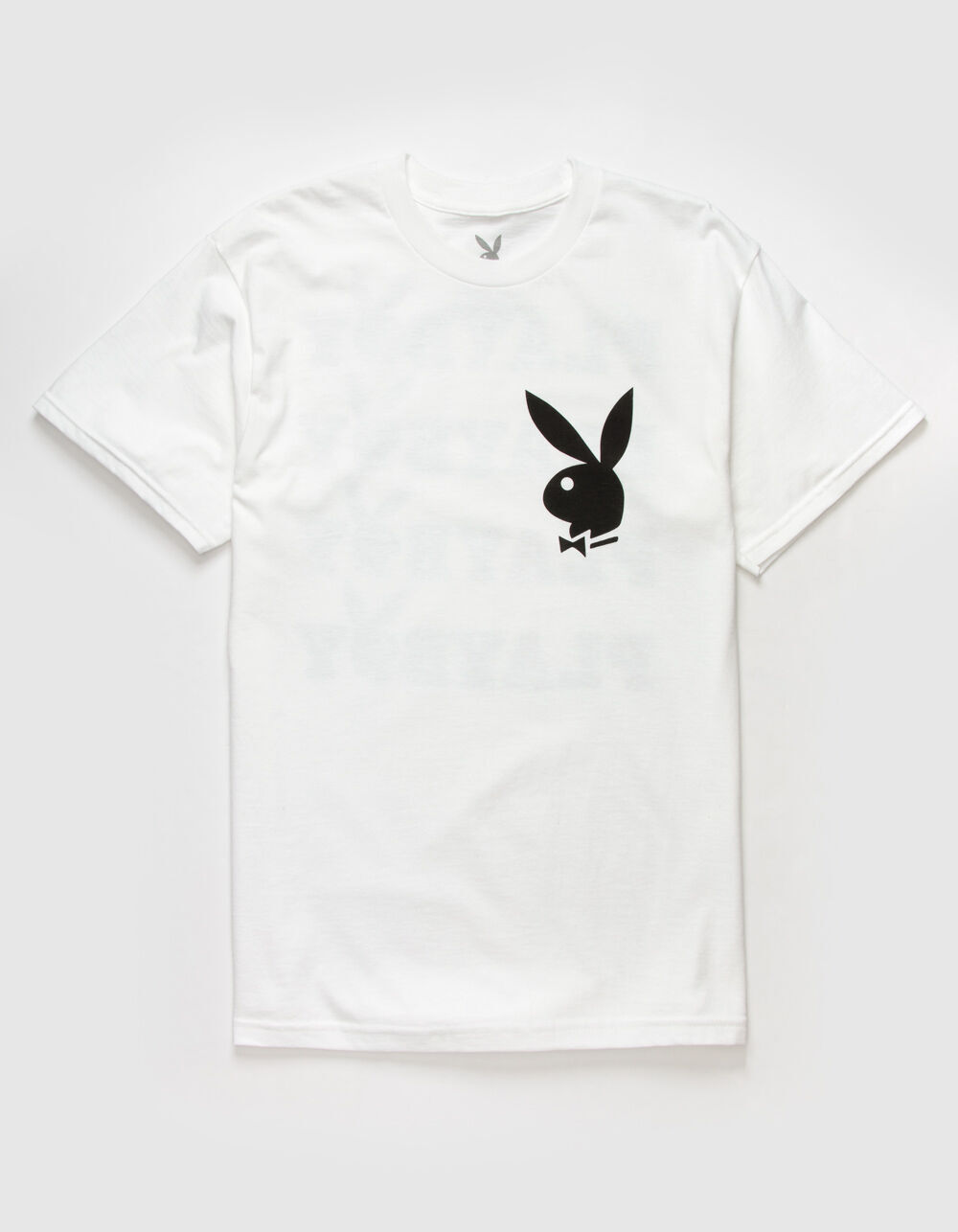 PLAYBOY Logo Repeat Mens White T-Shirt - WHITE - XXL | Tillys