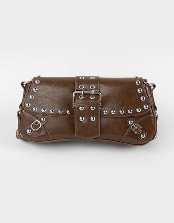 Studded Buckle Shoulder Bag Alternative Image
