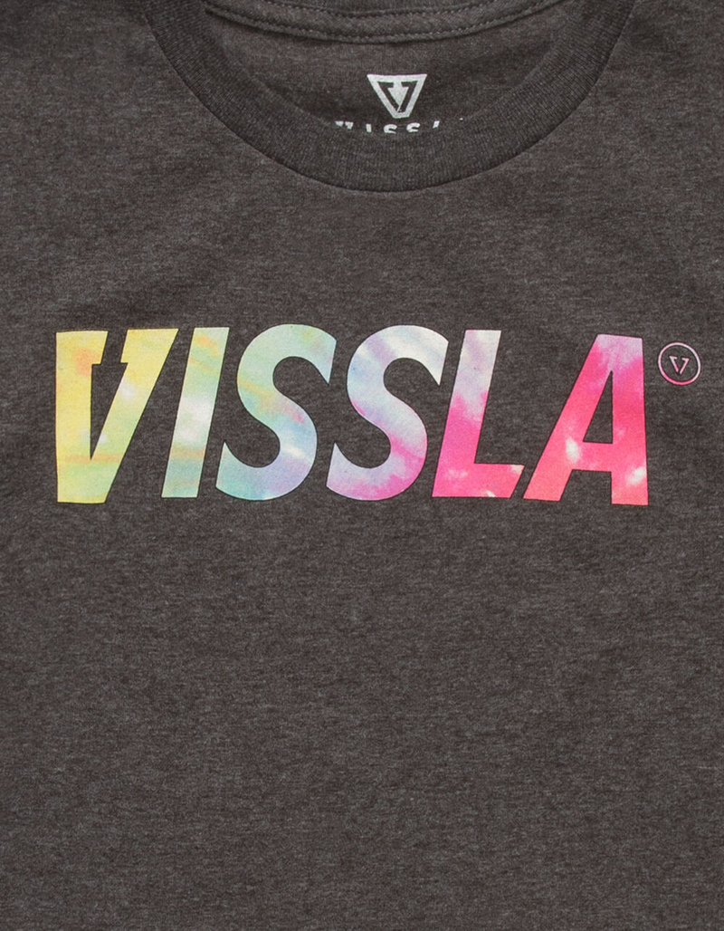 VISSLA El Sporto Tie Dye Logo Little Boys T-Shirt (4-7) image number 1