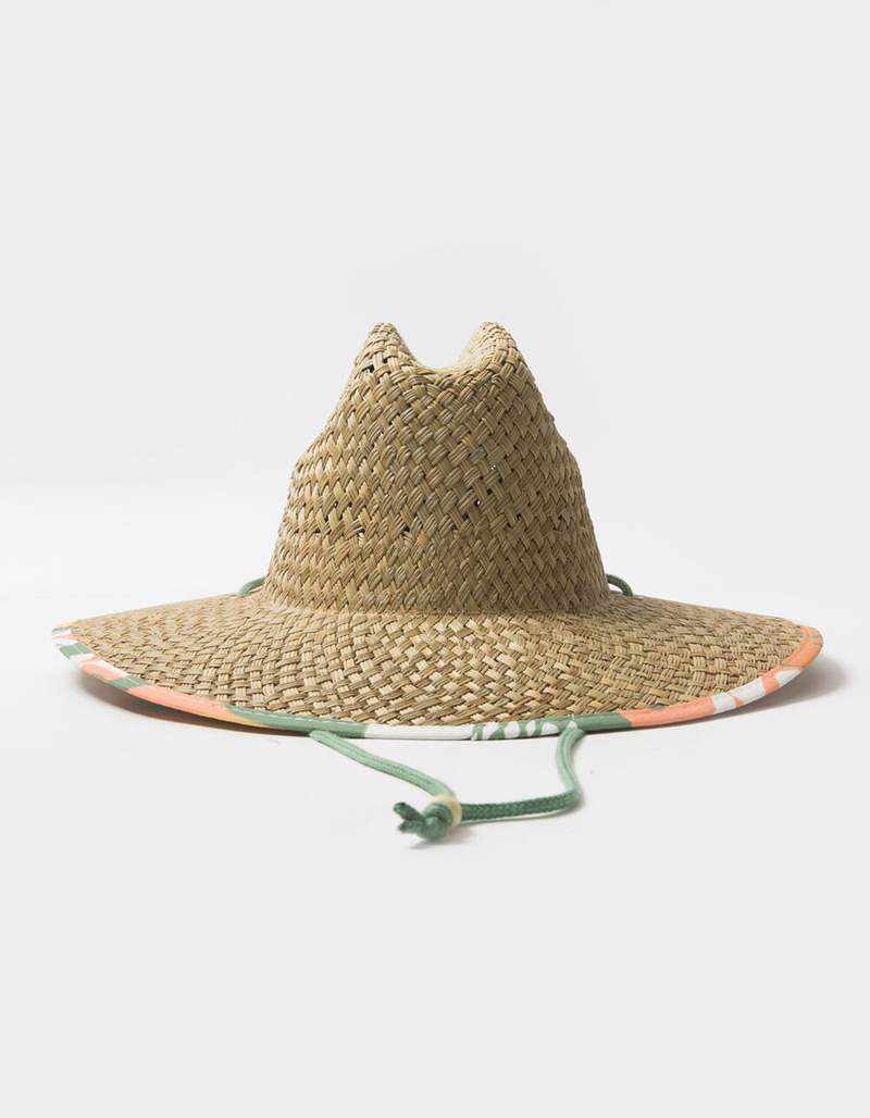 ROXY Pina To My Colada Womens Straw Lifeguard Hat image number 1