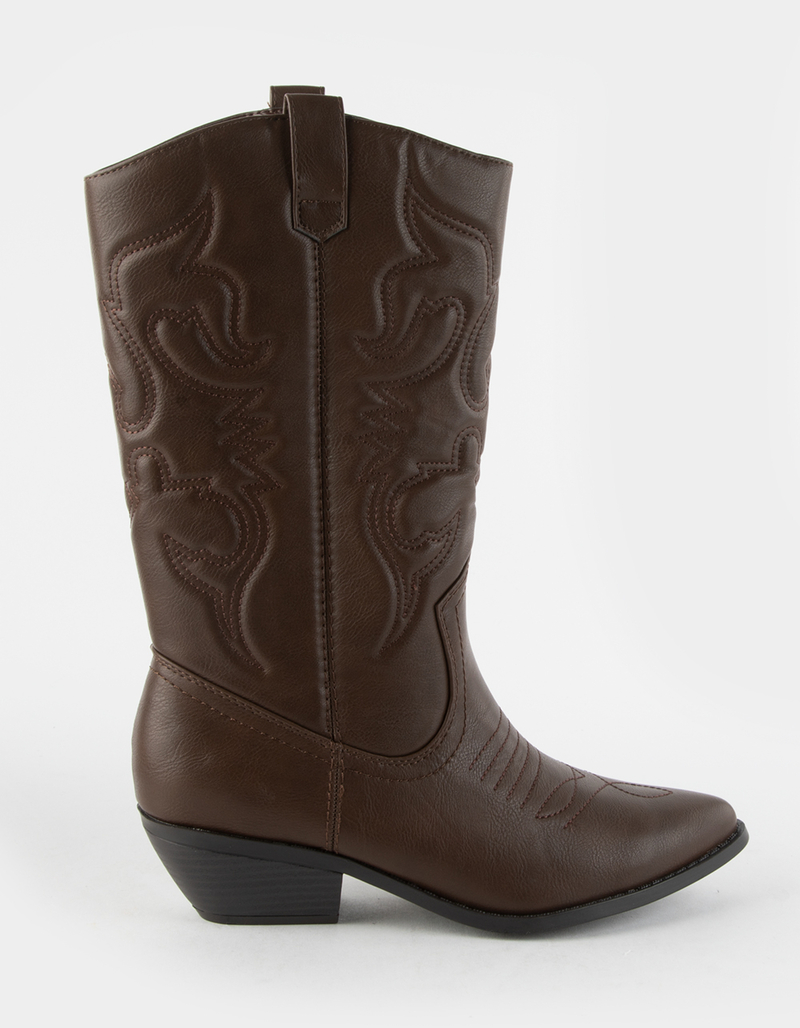 SODA Reno Womens Tall Cowboy Western Boots image number 1