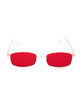 FULL TILT Breezy Red Square Sunglasses image number 2