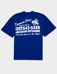 DIAMOND CROSS RANCH Retro Address Mens Tee image number 1